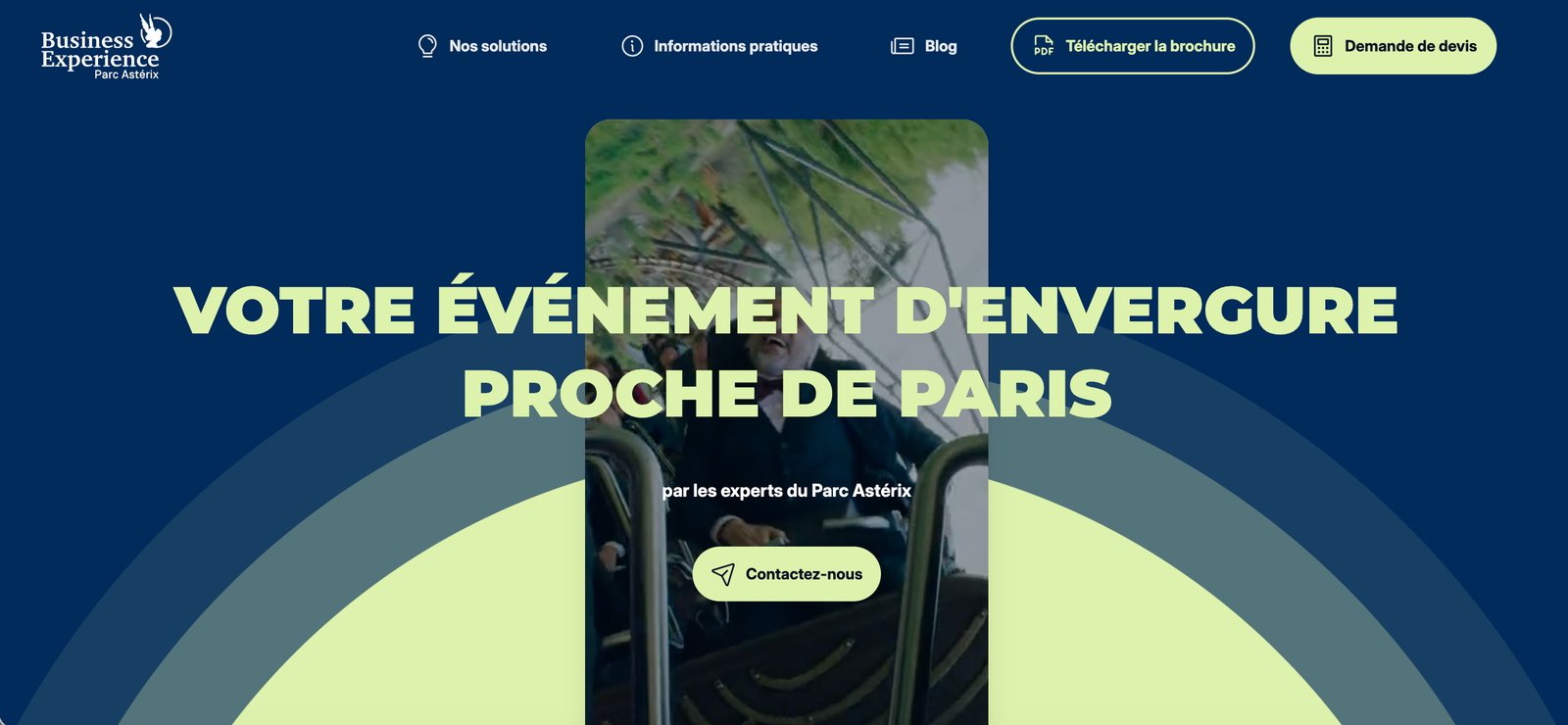 Parc Astérix Business Experience — B2B site